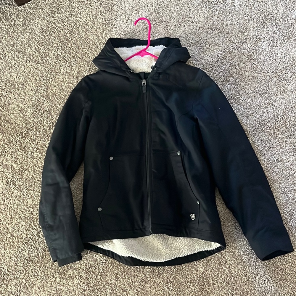 Ariat Black Canvas Jacket. Size Medium. Like new!